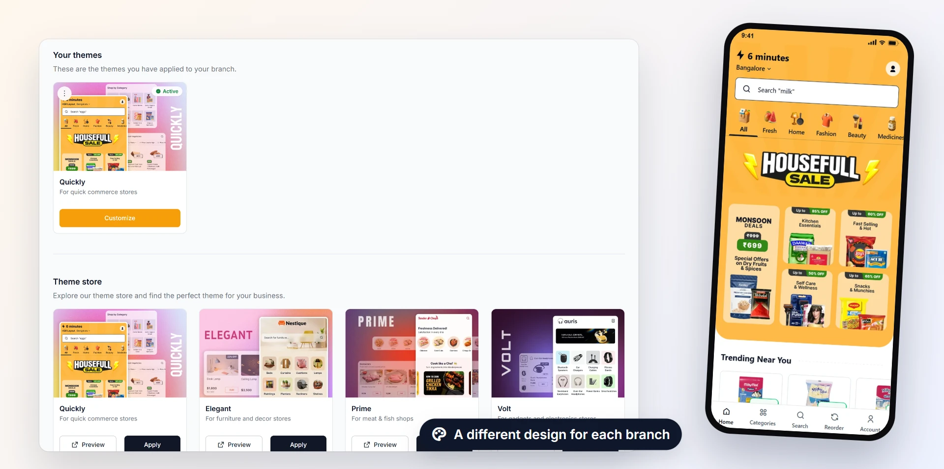 A design per branch