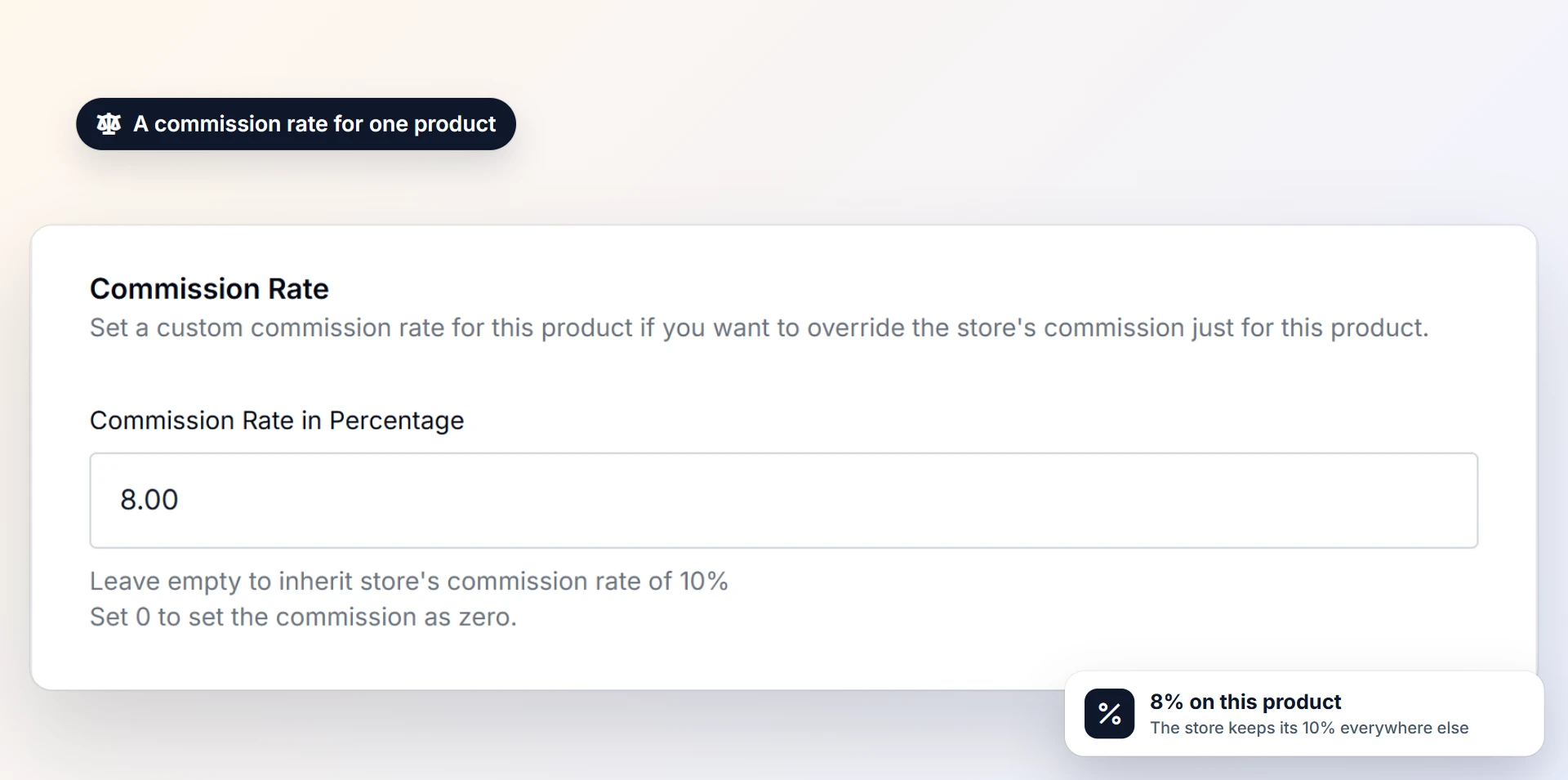 Or per product