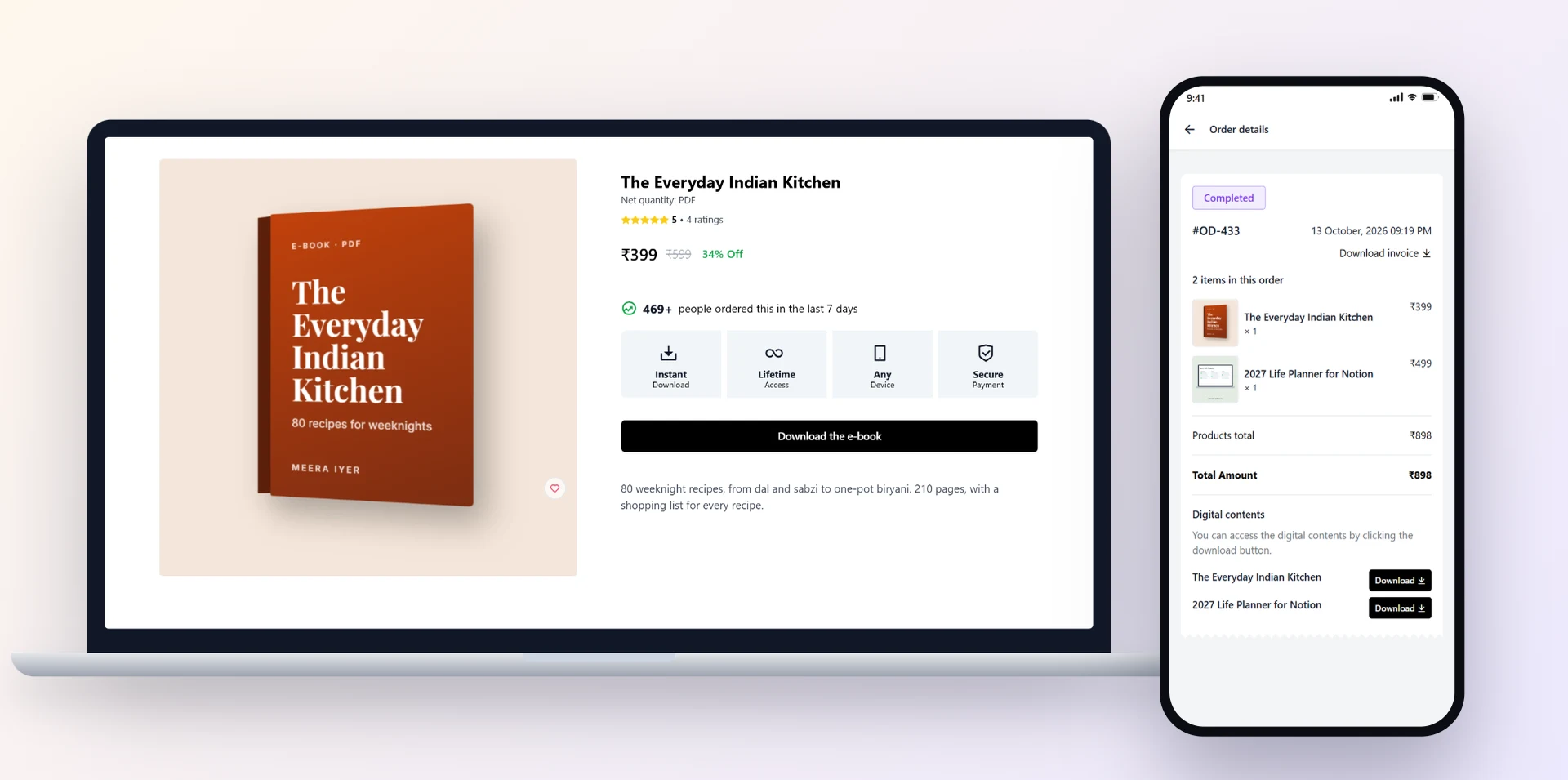 Sell digital products that deliver themselves