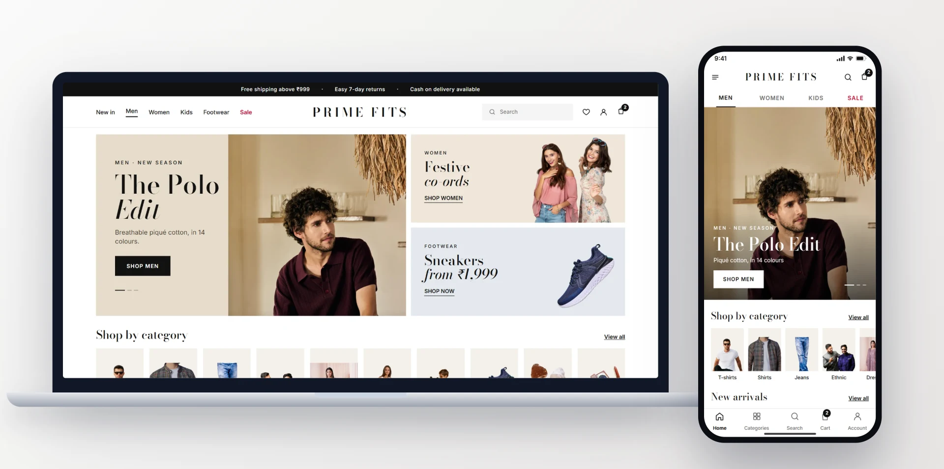Your own fashion store website and app