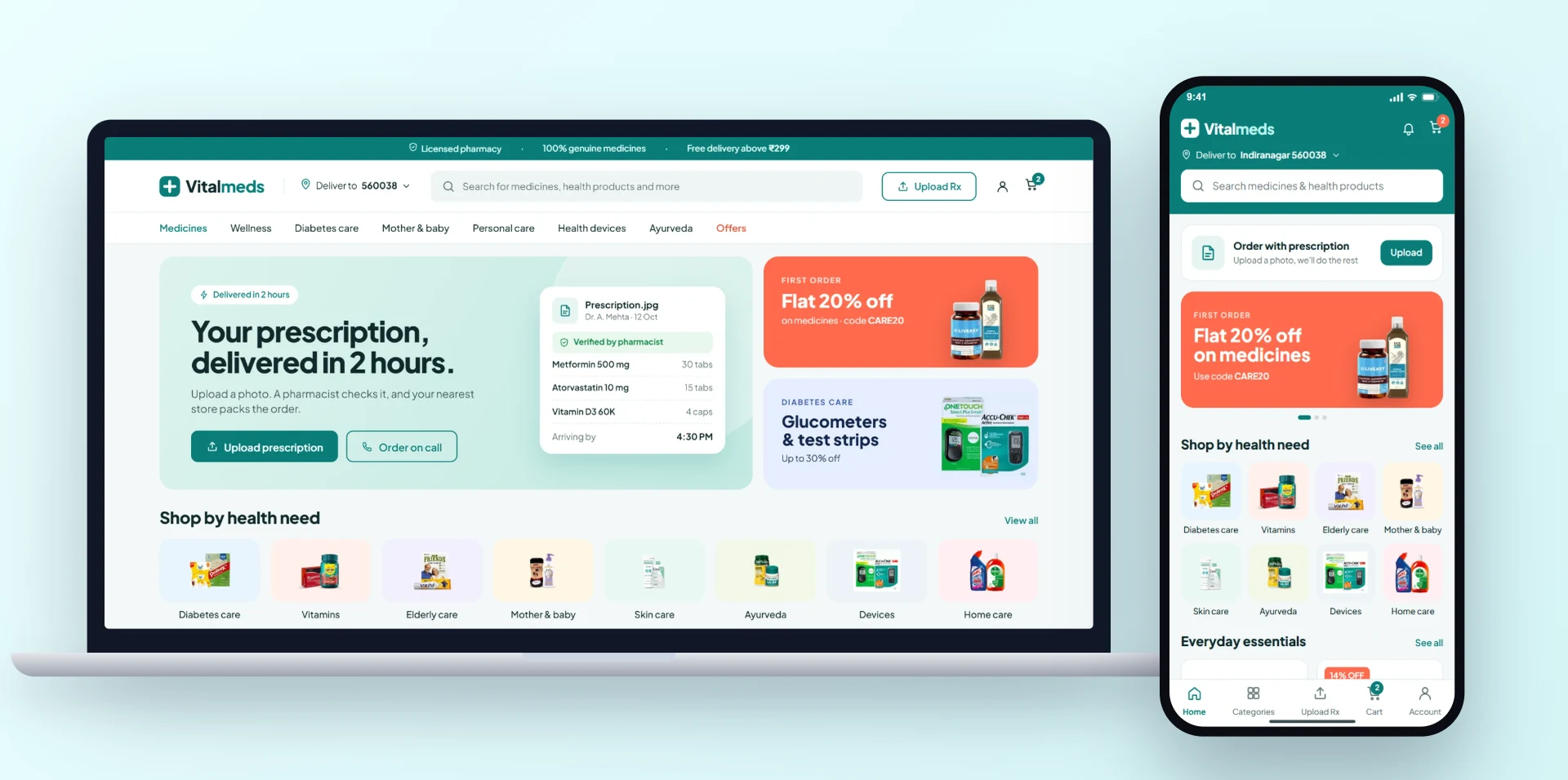 Your own pharmacy delivery website and app