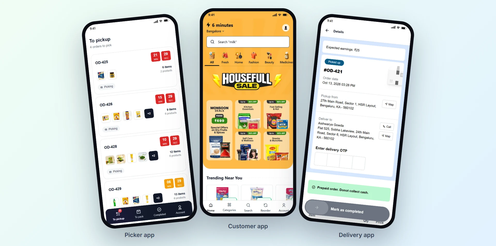 Run fast local delivery from your own stores