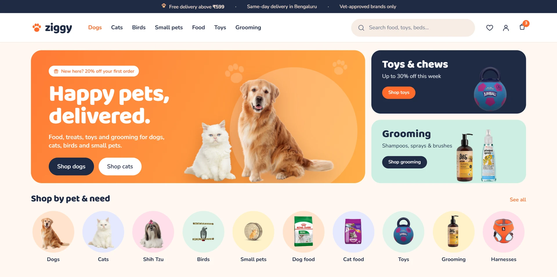 Made for pet stores
