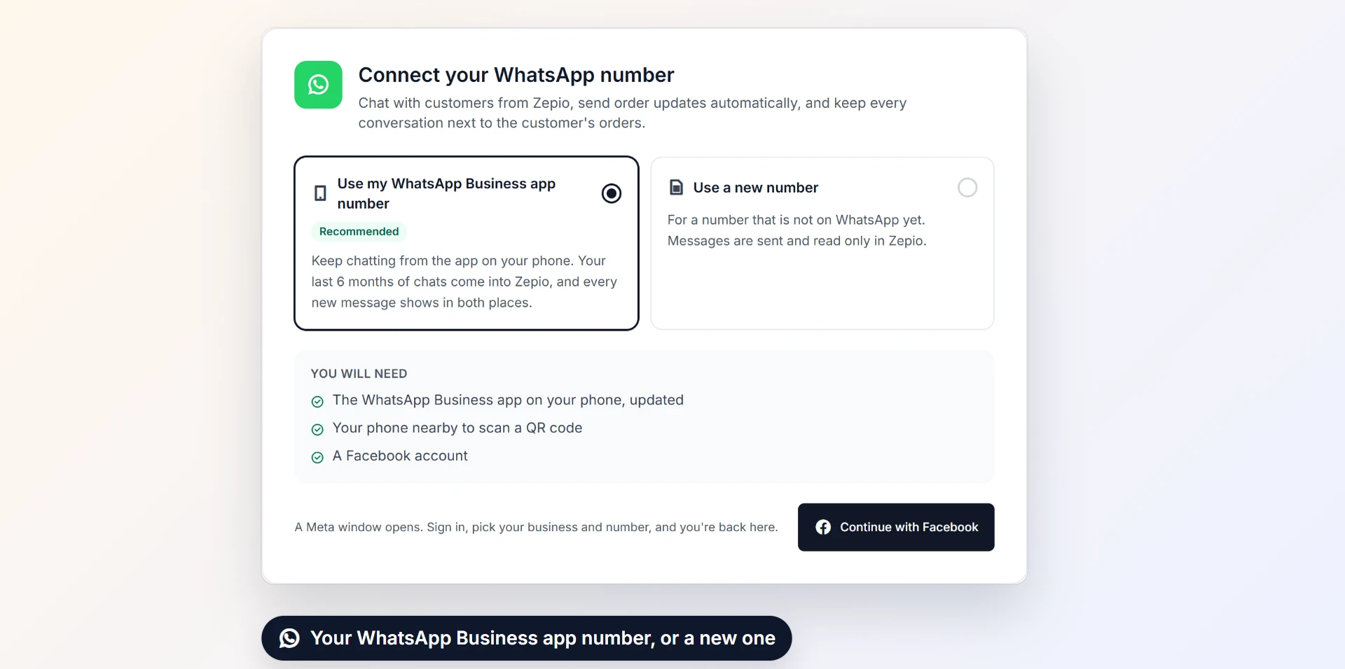 Keep your WhatsApp app