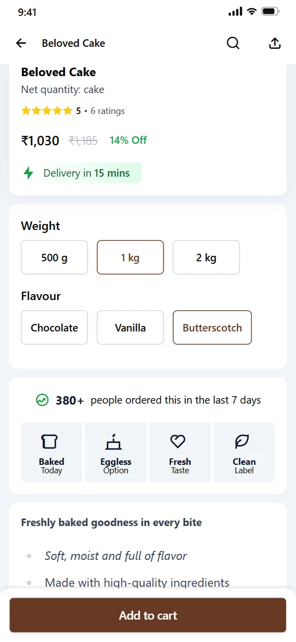 Weights and flavours