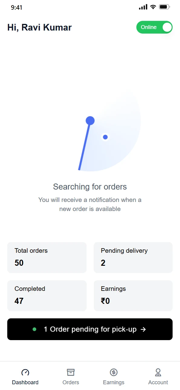 Online and offline
