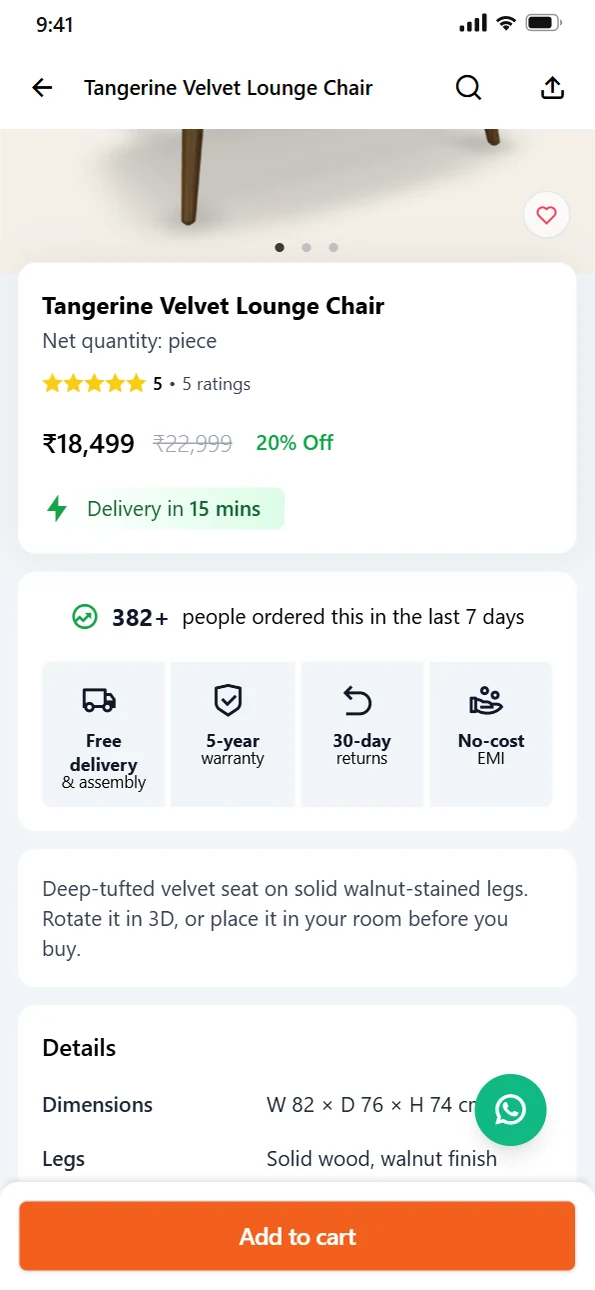 Trust badges on every product
