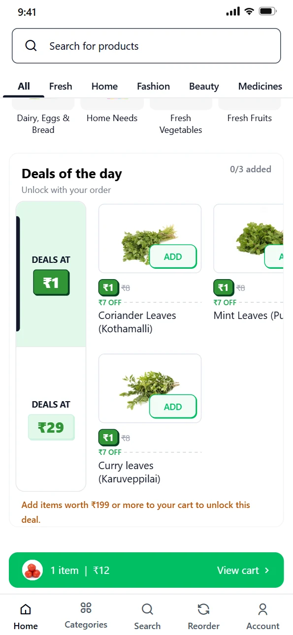 Daily deals