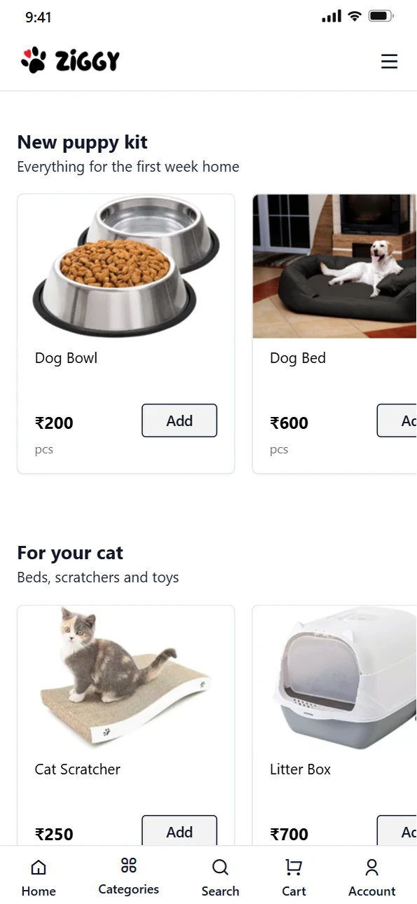 Shop by pet