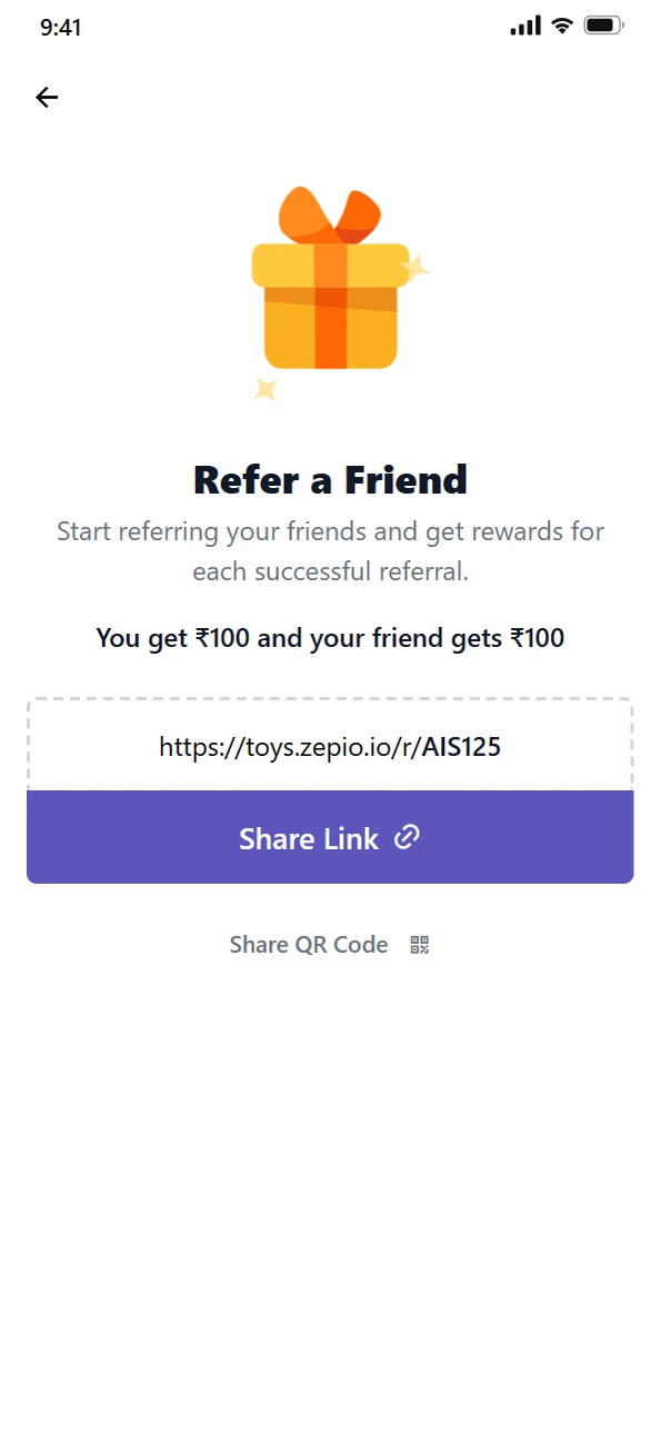 Refer and earn