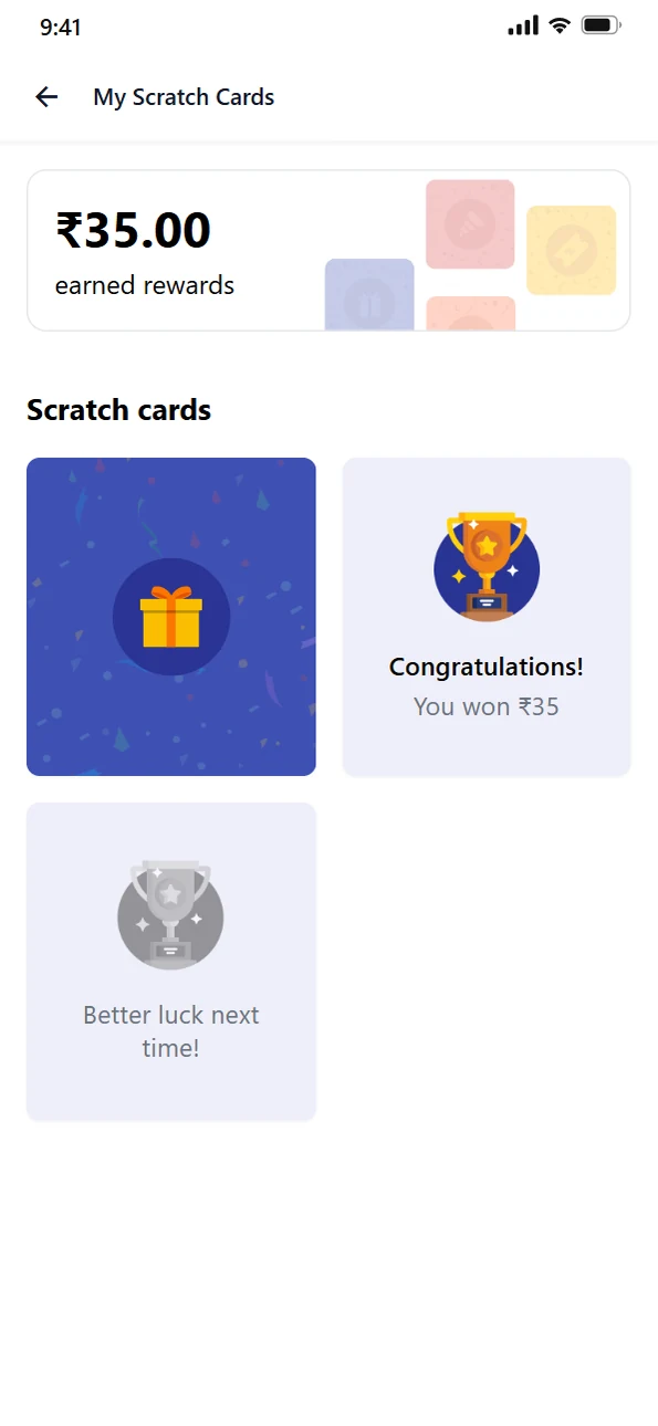 Scratch cards