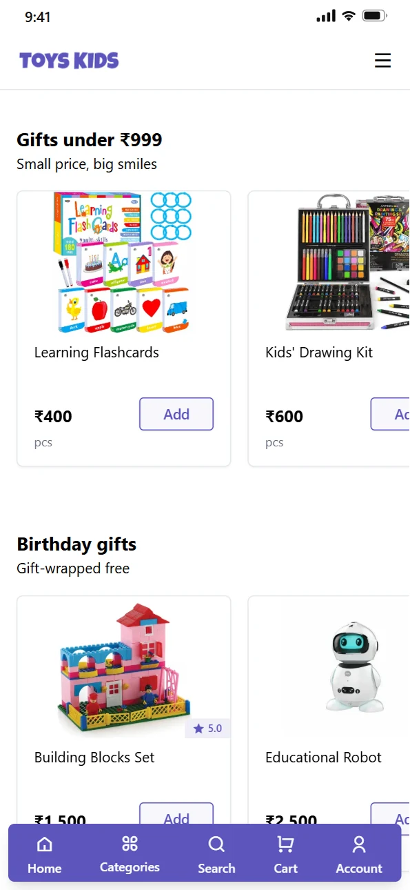 Gift collections